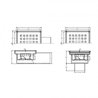 Paslanmaz Çerçeveli 10x10 Jeny Class Seri 