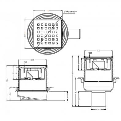 Yalıtım Uyumlu Fileli Süzgeçler 10x10